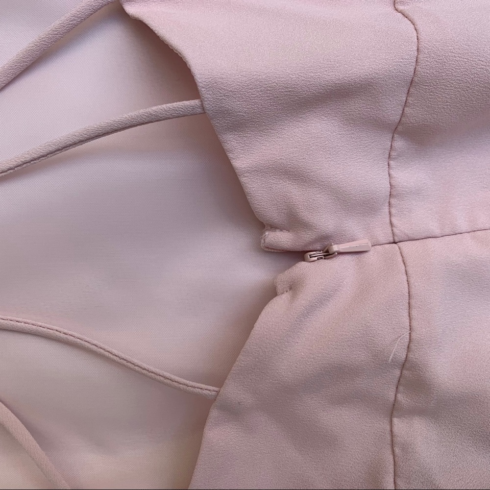* ASOS light pink Maxi Dress Size 16 NWT - Picture 8 of 13